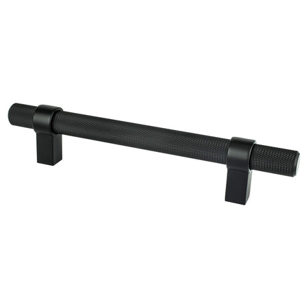 Berenson 5038-4055: 128mm cc Radial Reign Cabinet Pull - Matte Black