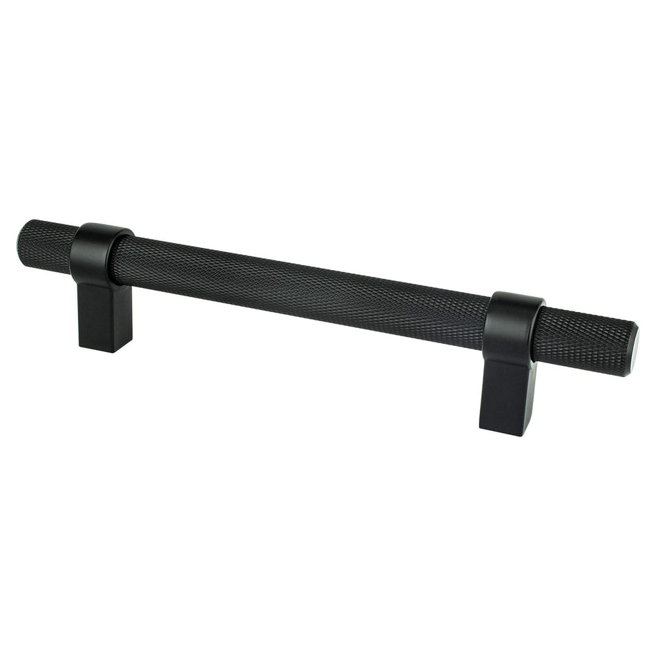 Berenson 5038-4055: 128mm cc Radial Reign Cabinet Pull - Matte Black