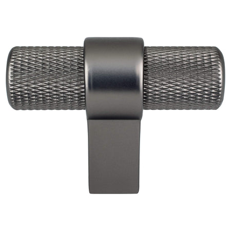 Berenson 5042-4SLT: 2" Radial Reign T-Bar Cabinet Knob - Slate
