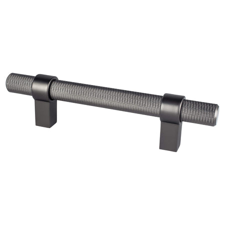 Berenson 5043-4SLT: 96mm cc Radial Reign Cabinet Pull - Slate
