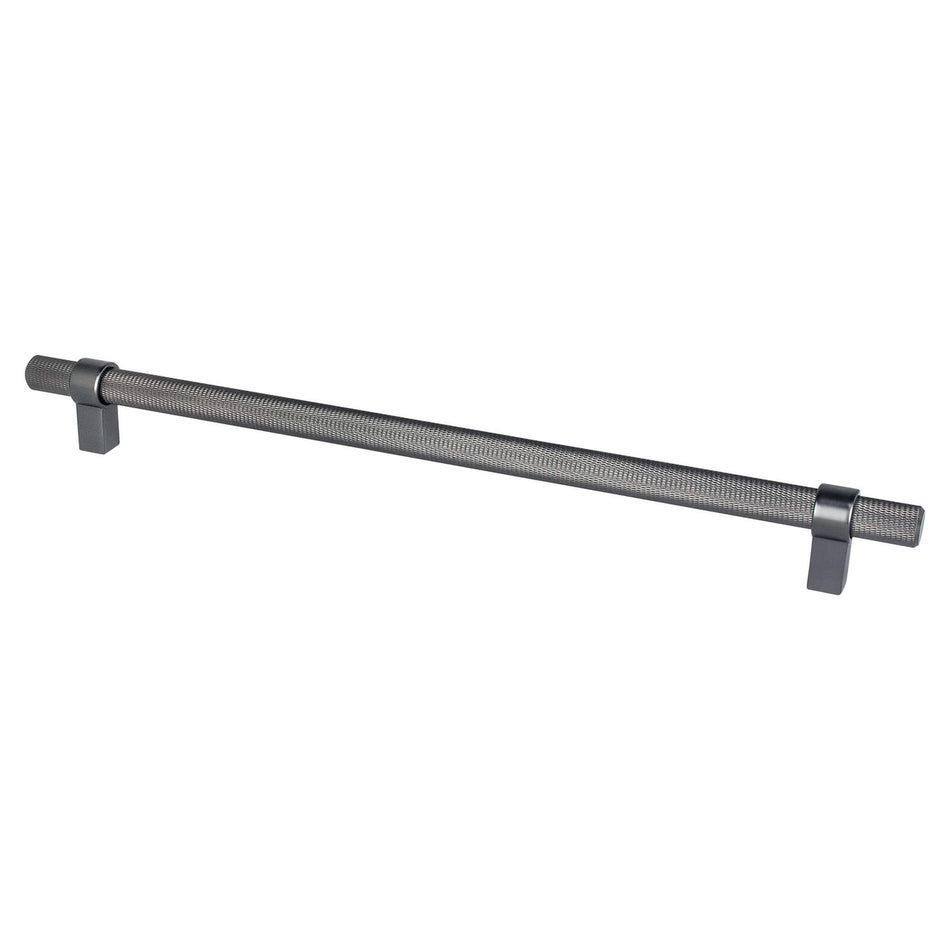 Berenson 5047-4SLT: 12" cc Radial Reign Appliance Pull - Slate