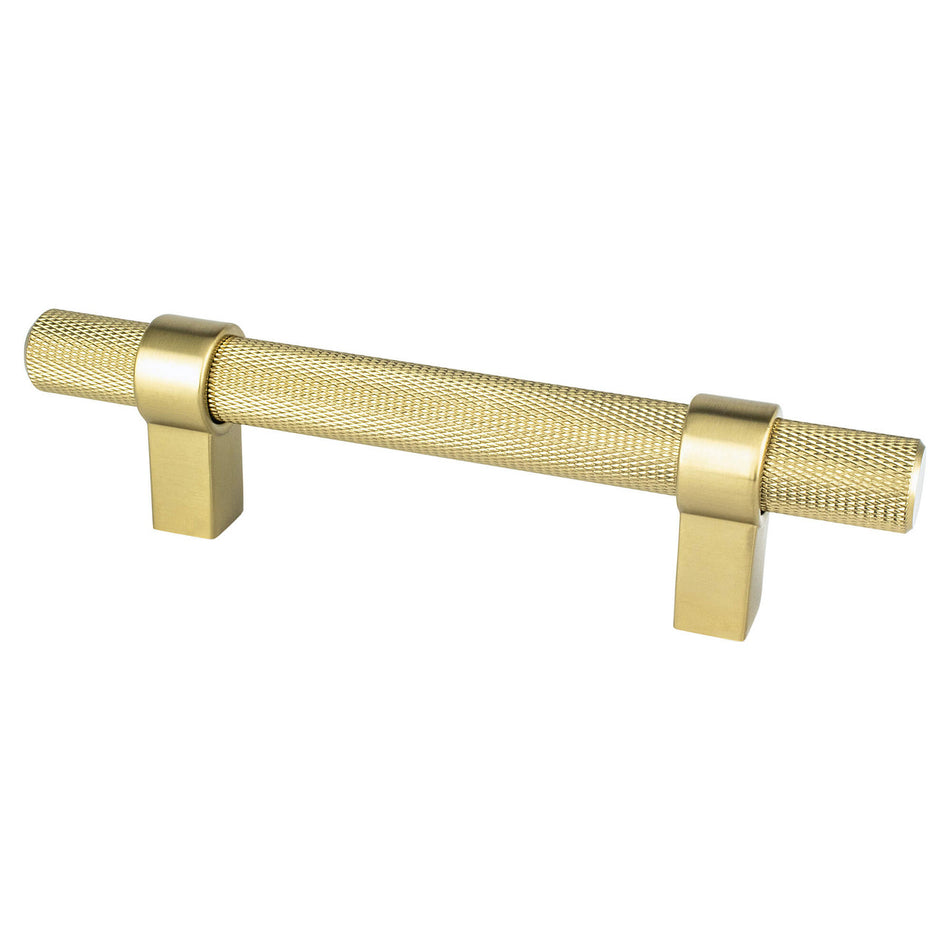 Berenson 5049-4MDB: 96mm cc Radial Reign Cabinet Pull - Modern Brushed Gold