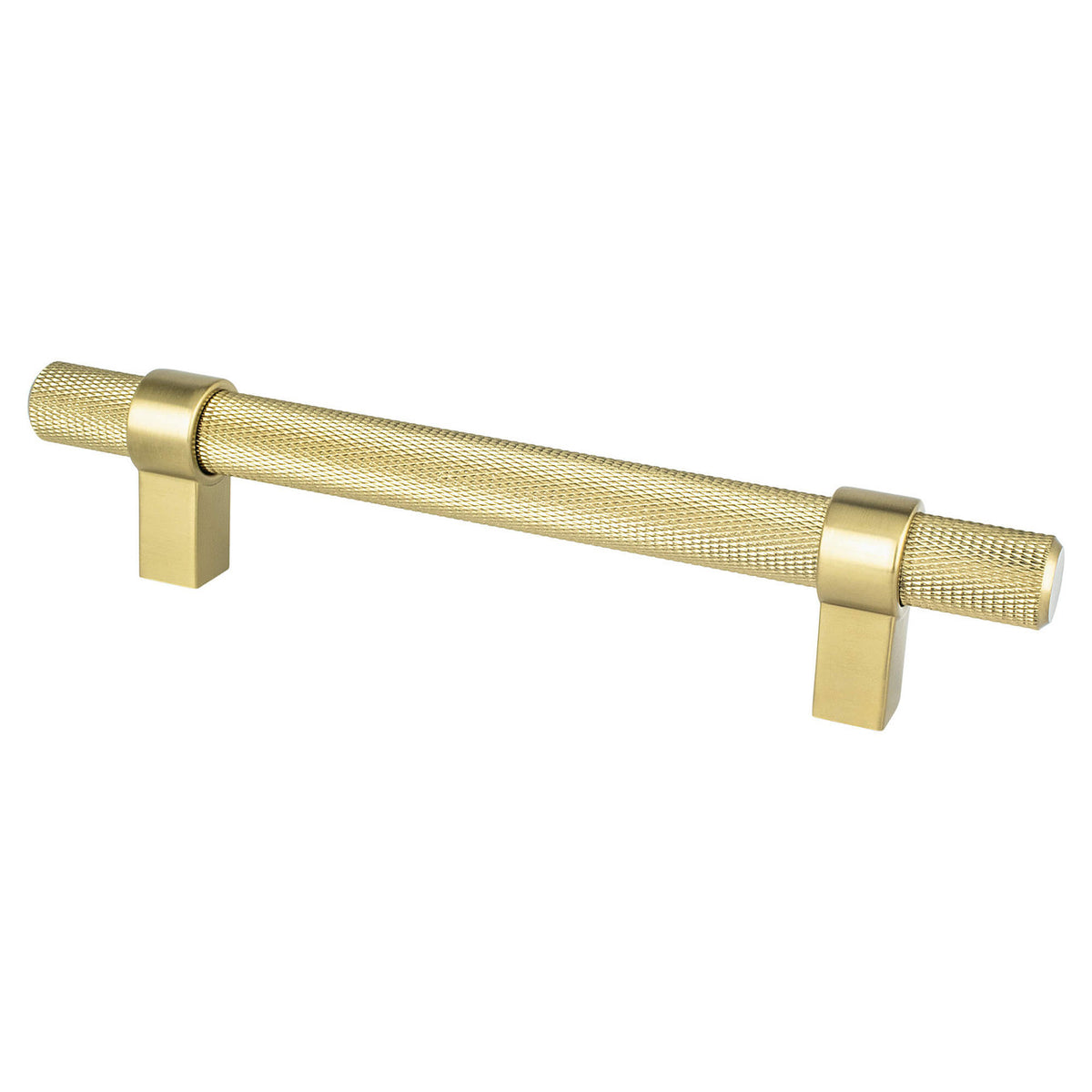 Berenson 5050-4MDB: 128mm cc Radial Reign Cabinet Pull - Modern Brushed Gold