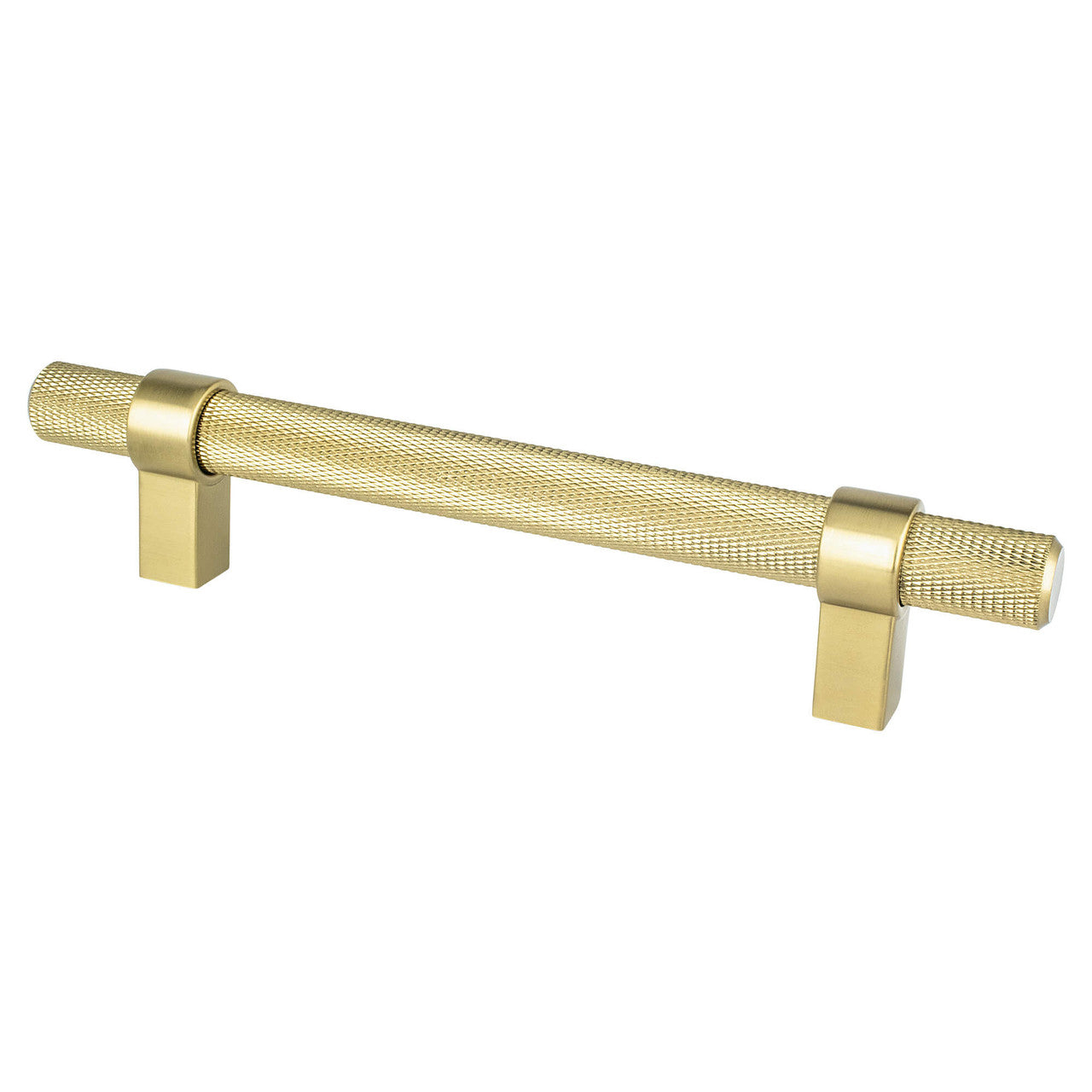 Berenson 5050-4MDB: 128mm cc Radial Reign Cabinet Pull - Modern Brushed Gold