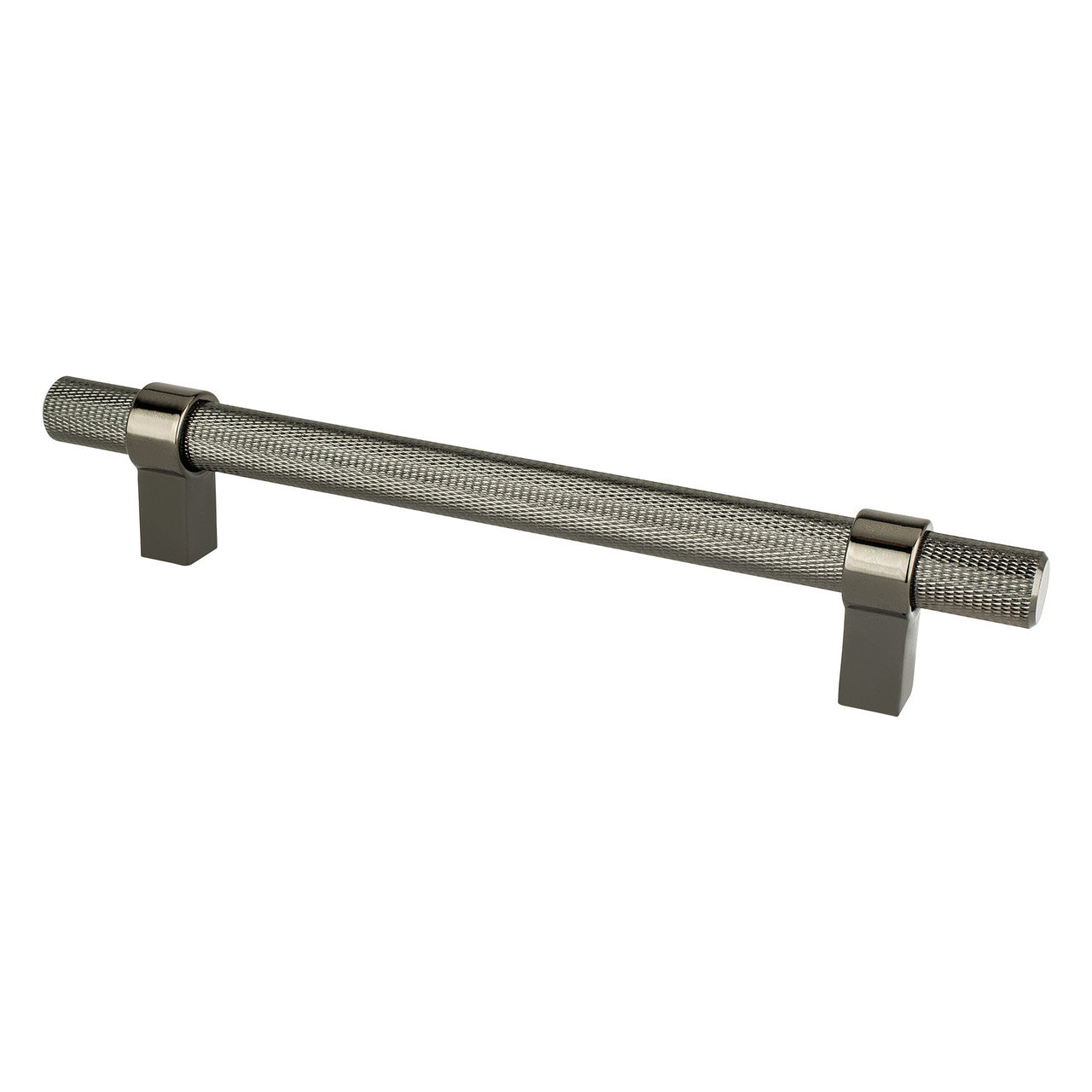 Berenson 5075-4098: 160mm cc Radial Reign Cabinet Pull - Black Nickel