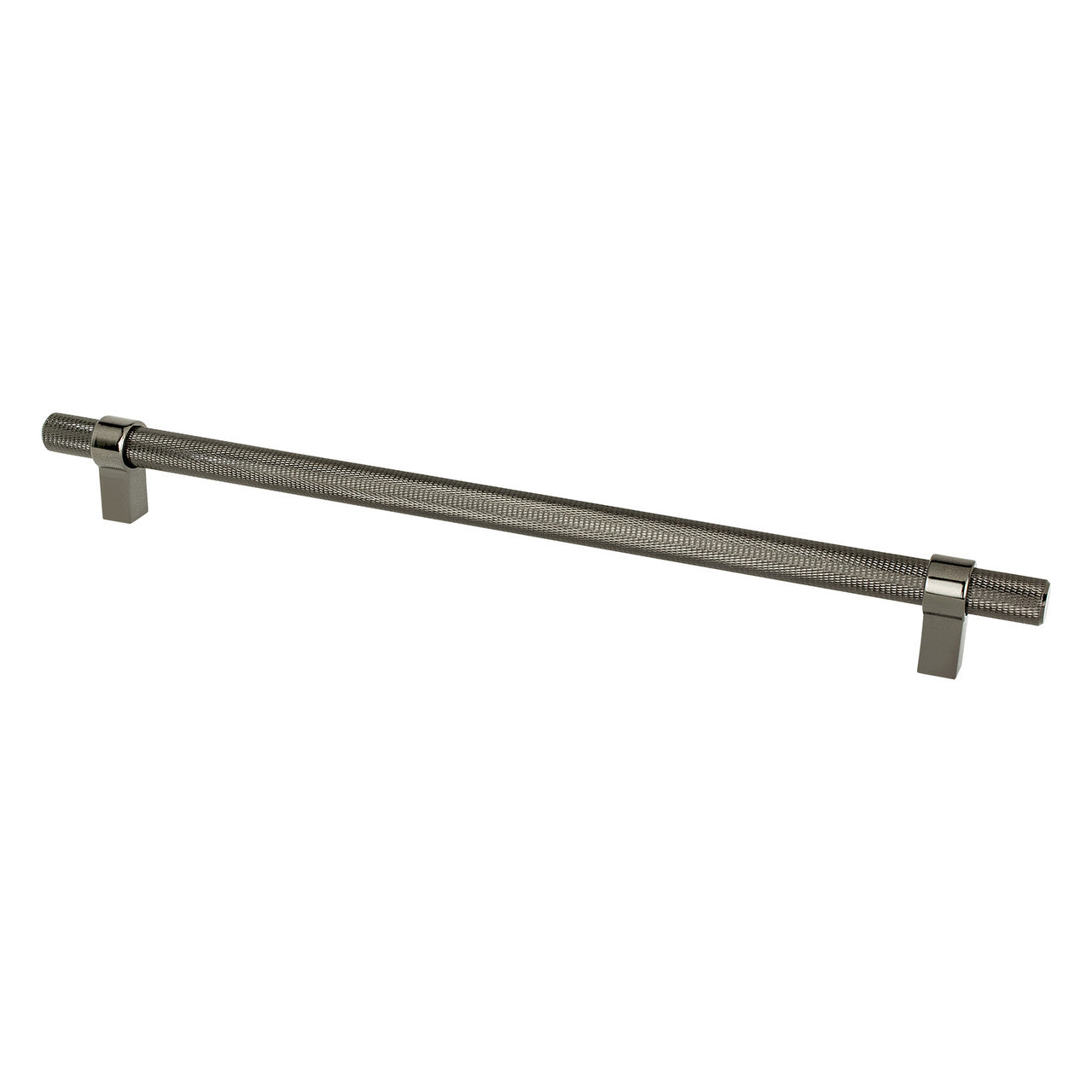 Berenson 5077-4098: 12" cc Radial Reign Appliance Pull - Black Nickel
