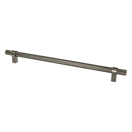 Berenson 5077-4098: 12" cc Radial Reign Appliance Pull - Black Nickel