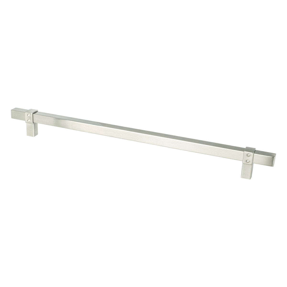 Berenson 5083-4BPN: 12" cc Rivet Rebel Appliance Pull - Brushed Nickel