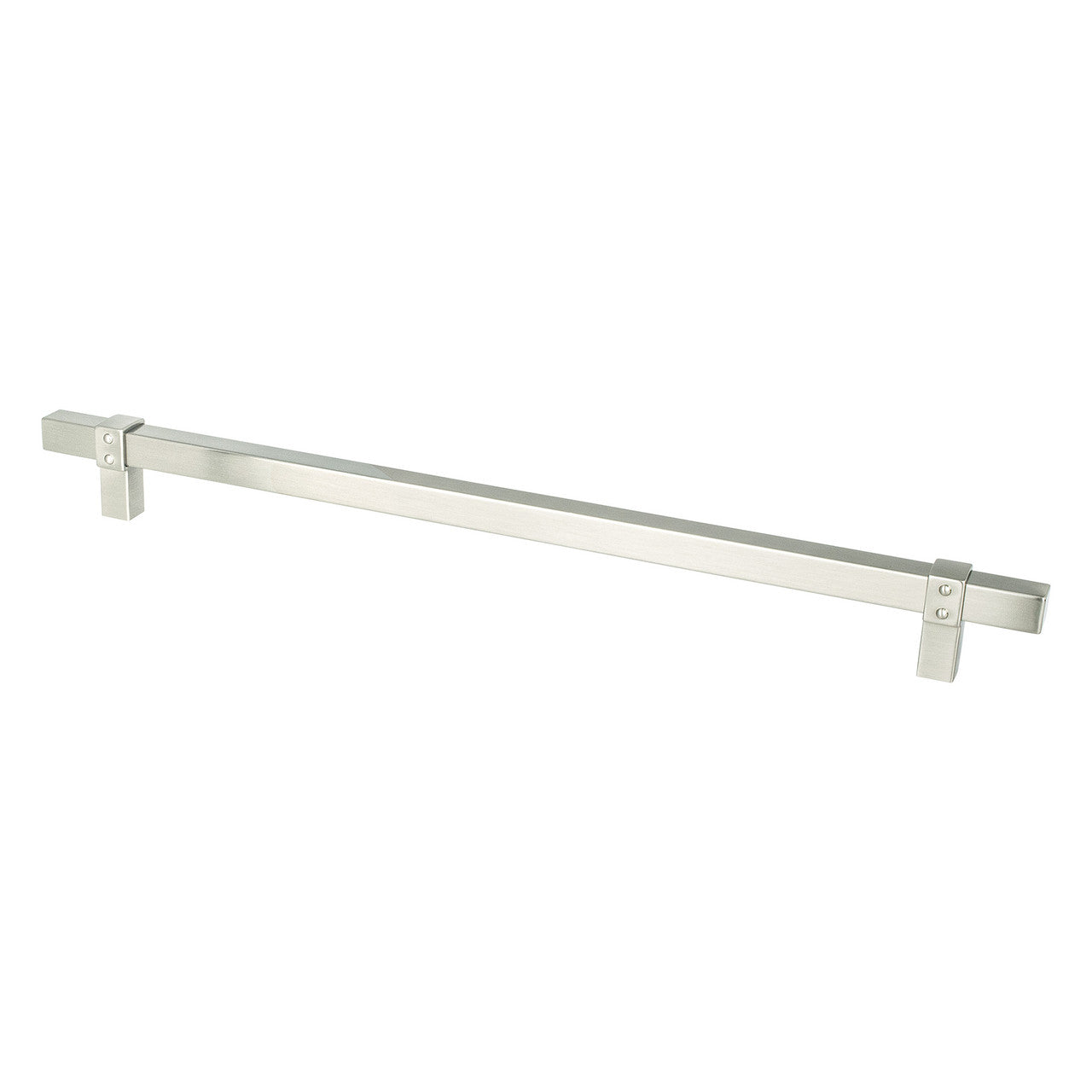 Berenson 5083-4BPN: 12" cc Rivet Rebel Appliance Pull - Brushed Nickel