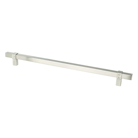 Berenson 5083-4BPN: 12" cc Rivet Rebel Appliance Pull - Brushed Nickel