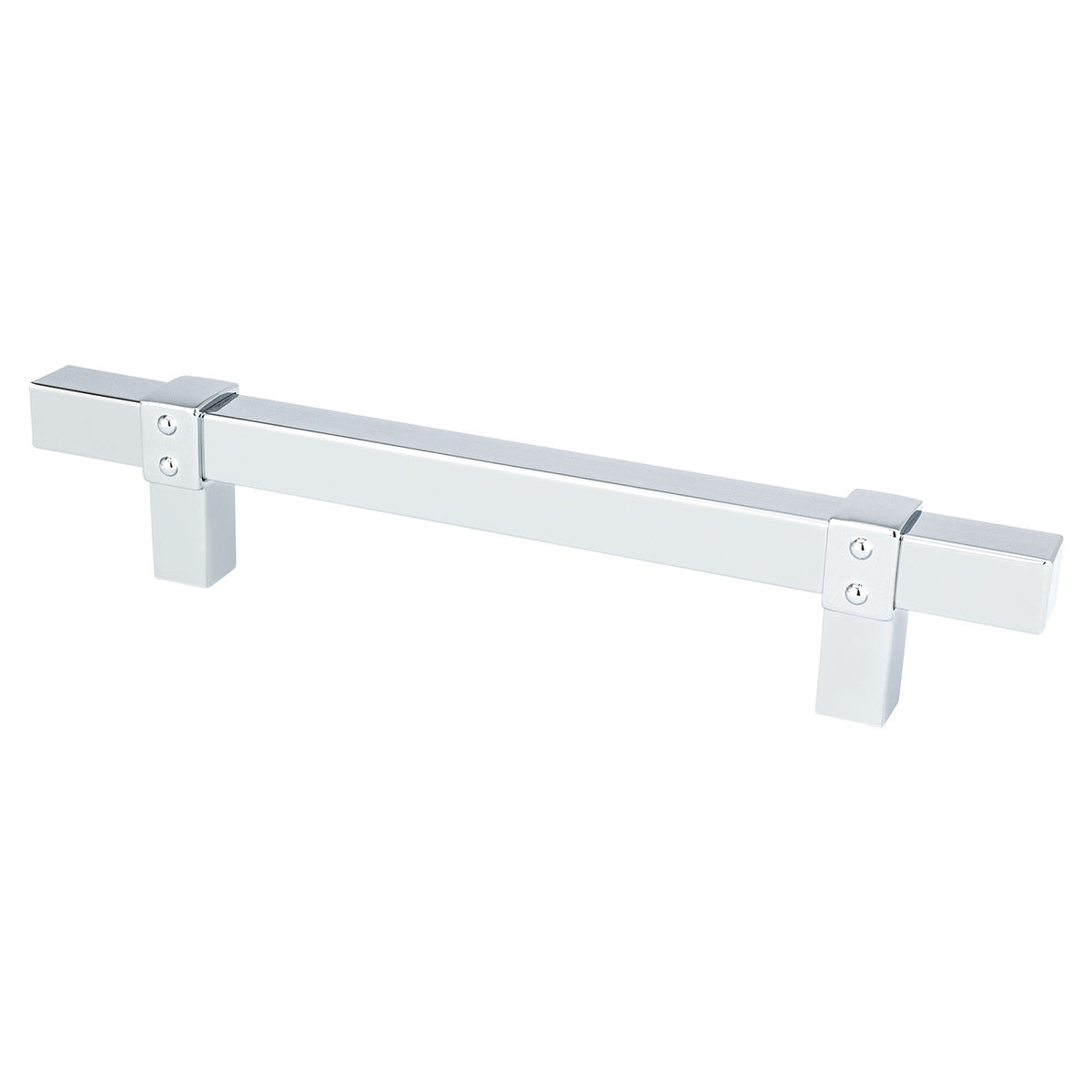 Berenson 5086-4026: 128mm cc Rivet Rebel Cabinet Pull - Polished Chrome