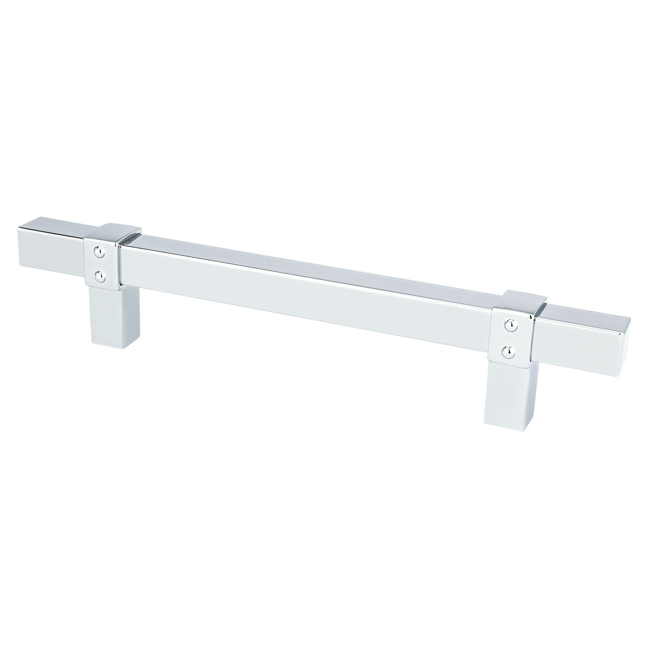 Berenson 5086-4026: 128mm cc Rivet Rebel Cabinet Pull - Polished Chrome