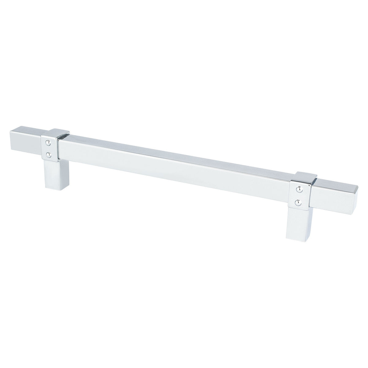 Berenson 5087-4026: 160mm cc Rivet Rebel Cabinet Pull - Polished Chrome