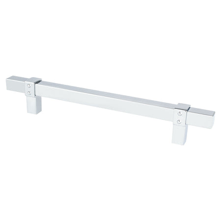 Berenson 5087-4026: 160mm cc Rivet Rebel Cabinet Pull - Polished Chrome