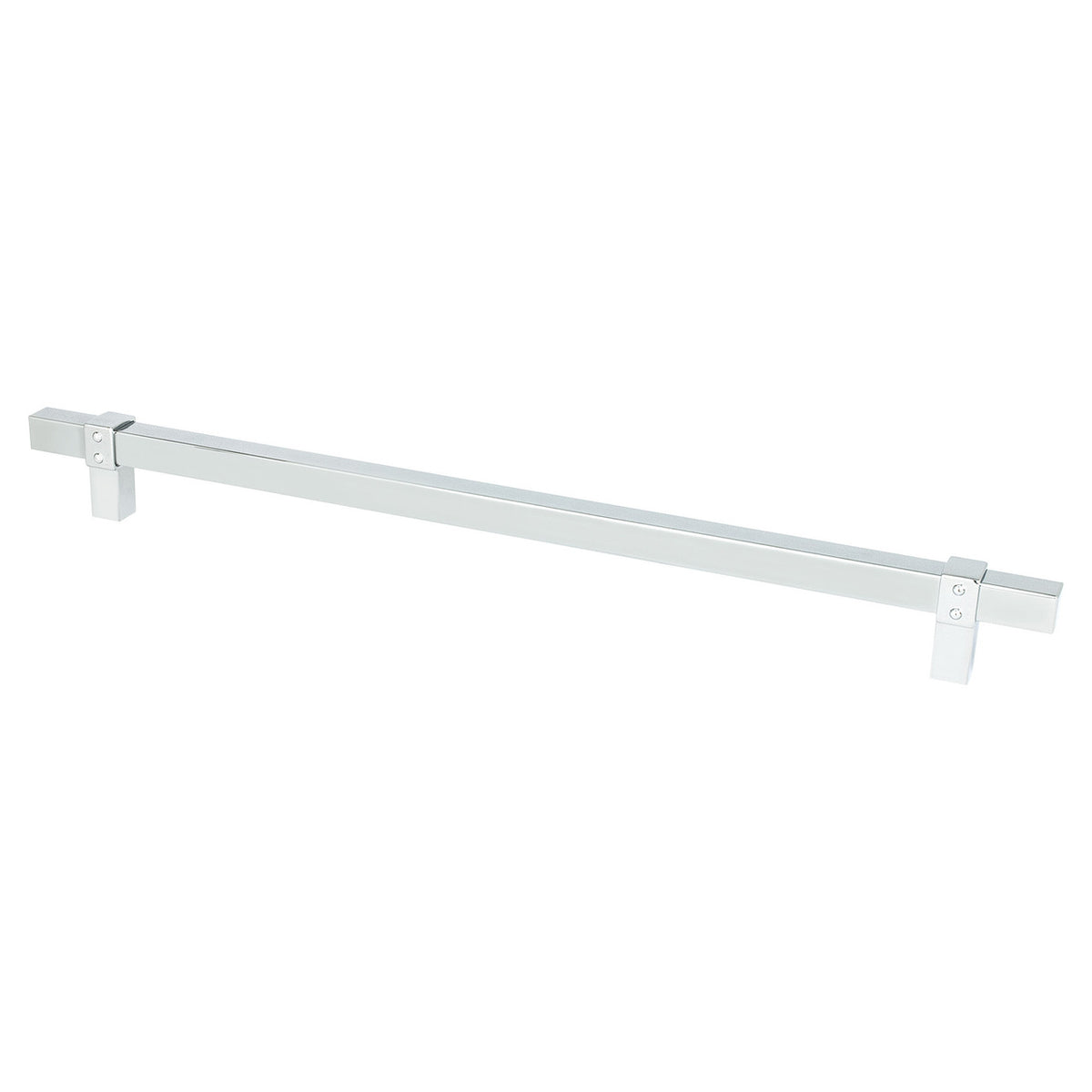 Berenson 5089-4026: 12" cc Rivet Rebel Appliance Pull - Polished Chrome