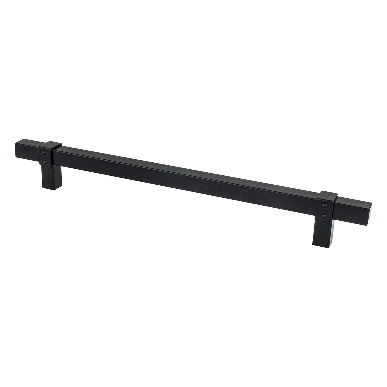 Berenson 5094-4055: 224mm cc Rivet Rebel Cabinet Pull - Matte Black