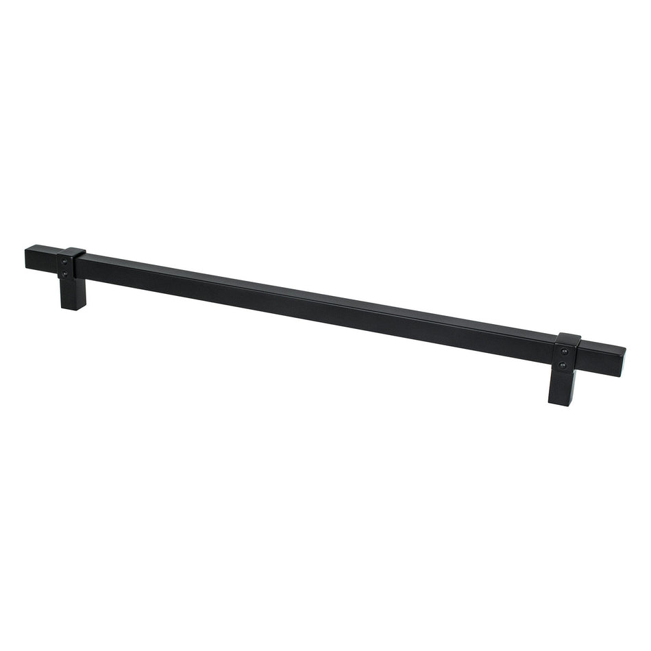 Berenson 5095-4055: 12" cc Rivet Rebel Appliance Pull - Matte Black