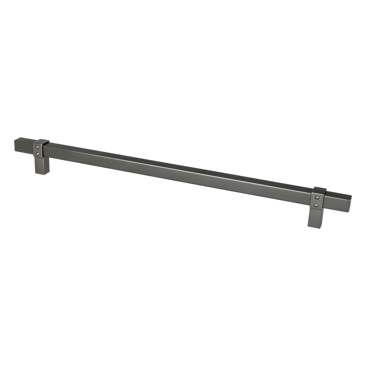 Berenson 5101-4SLT: 12" cc Rivet Rebel Appliance Pull - Slate