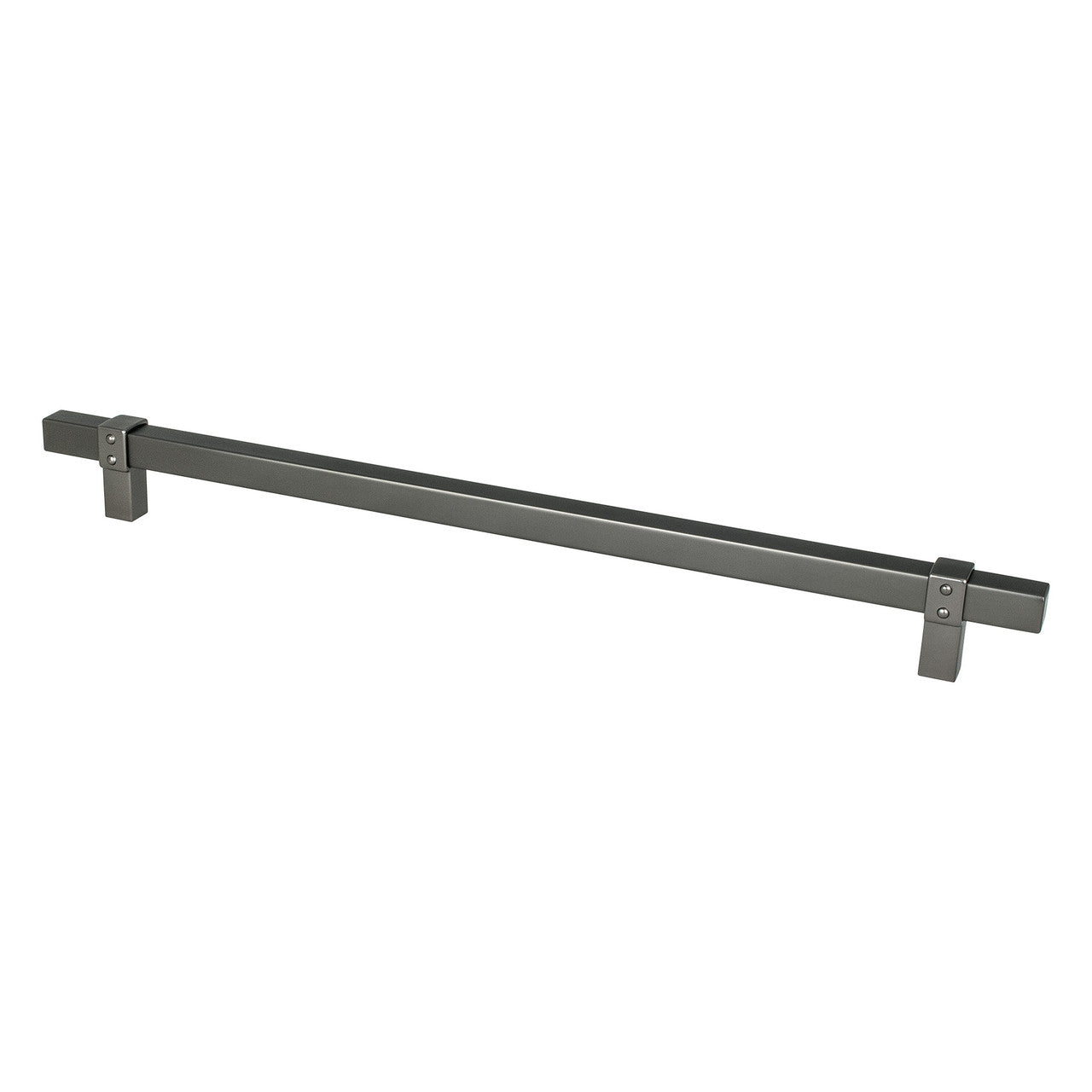 Berenson 5101-4SLT: 12" cc Rivet Rebel Appliance Pull - Slate