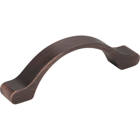 Elements 511-3DBAC: 3" cc Seaver Arch Cabinet Pull - Brushed Oil Rubbed Bronze
