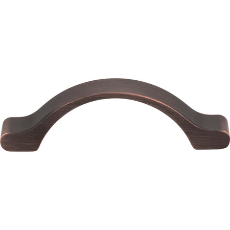 Elements 511-3DBAC: 3" cc Seaver Arch Cabinet Pull - Brushed Oil Rubbed Bronze