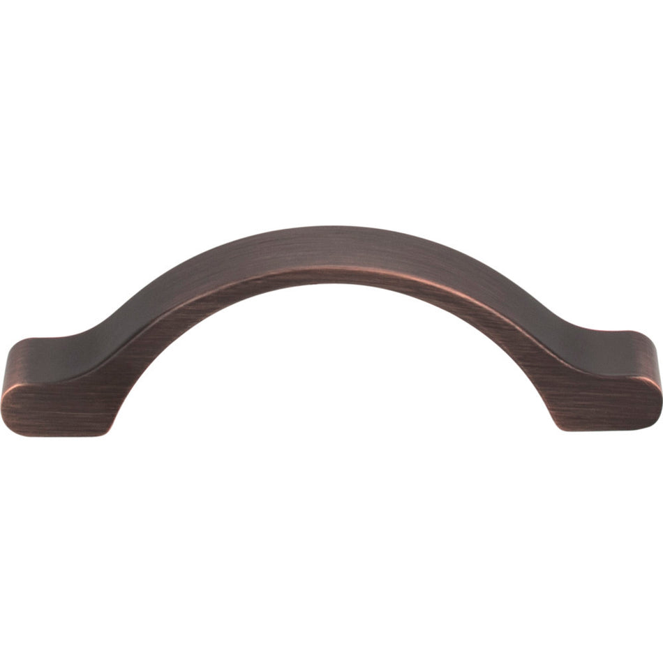 Elements 511-3DBAC: 3" cc Seaver Arch Cabinet Pull - Brushed Oil Rubbed Bronze