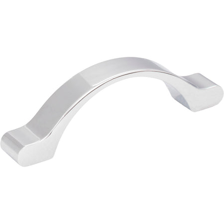 Elements 511-3PC: 3" cc Seaver Arch Cabinet Pull - Polished Chrome