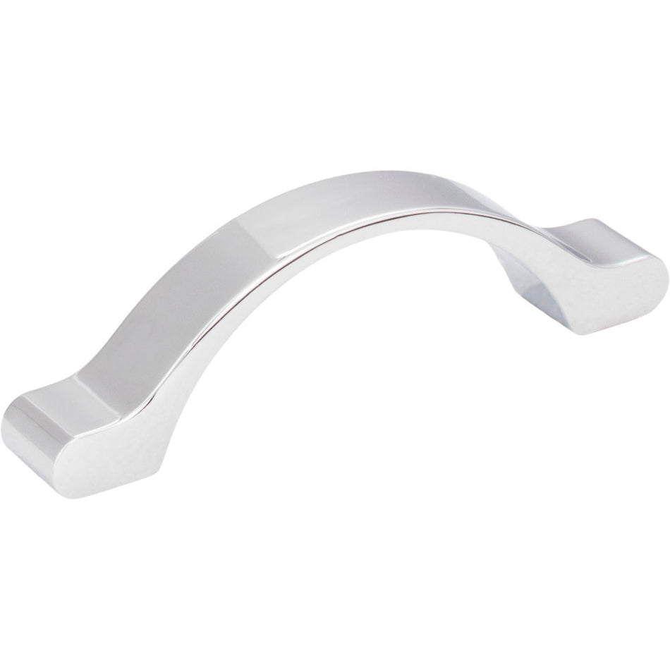 Elements 511-3PC: 3" cc Seaver Arch Cabinet Pull - Polished Chrome