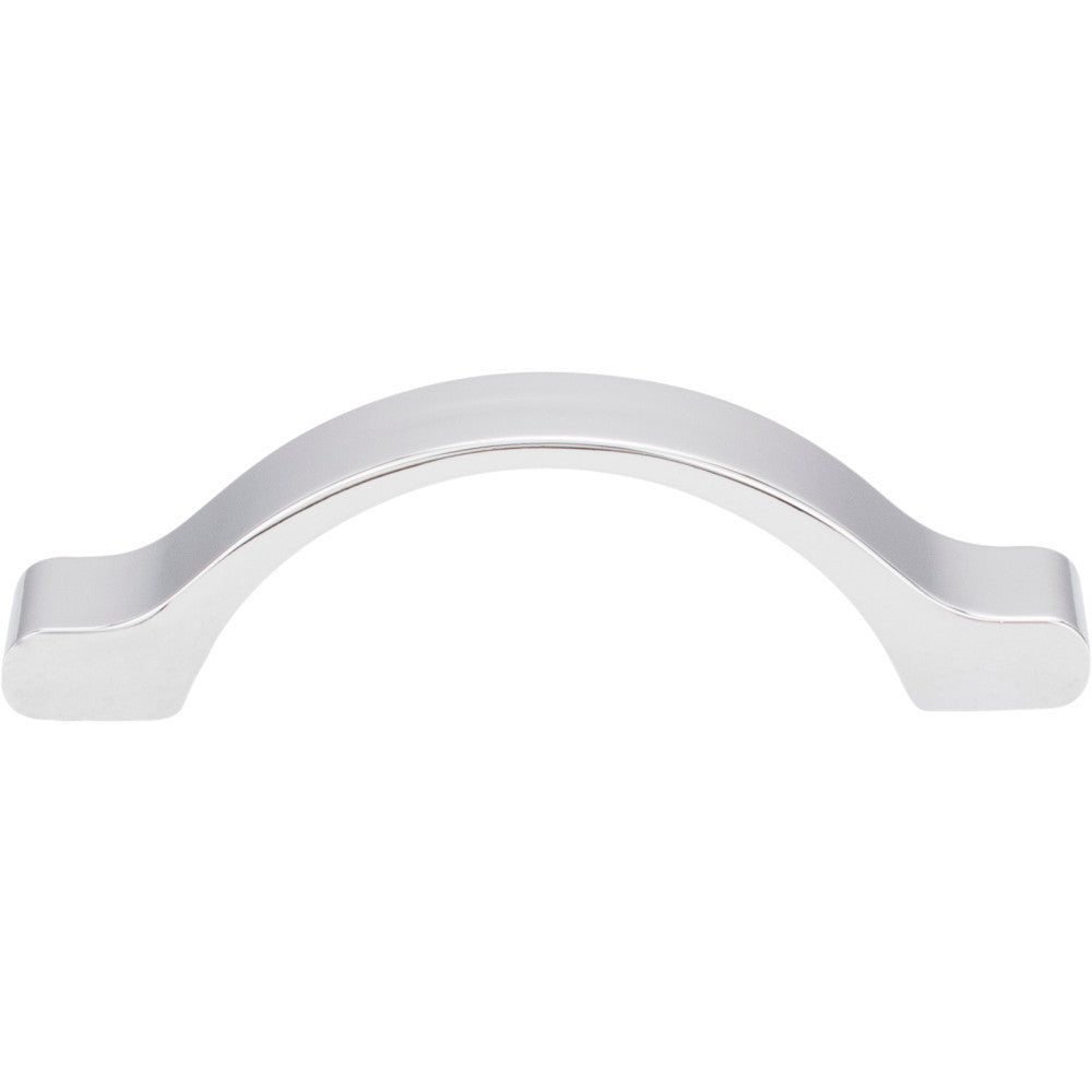 Elements 511-3PC: 3" cc Seaver Arch Cabinet Pull - Polished Chrome