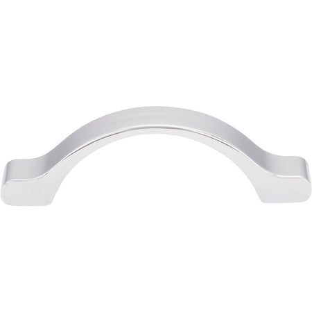 Elements 511-3PC: 3" cc Seaver Arch Cabinet Pull - Polished Chrome