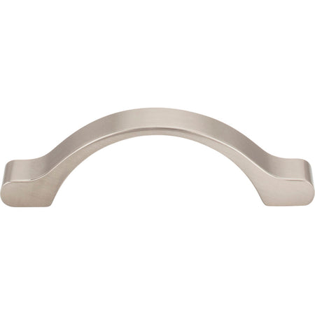 Elements 511-3SN: 3" cc Seaver Arch Cabinet Pull - Satin Nickel