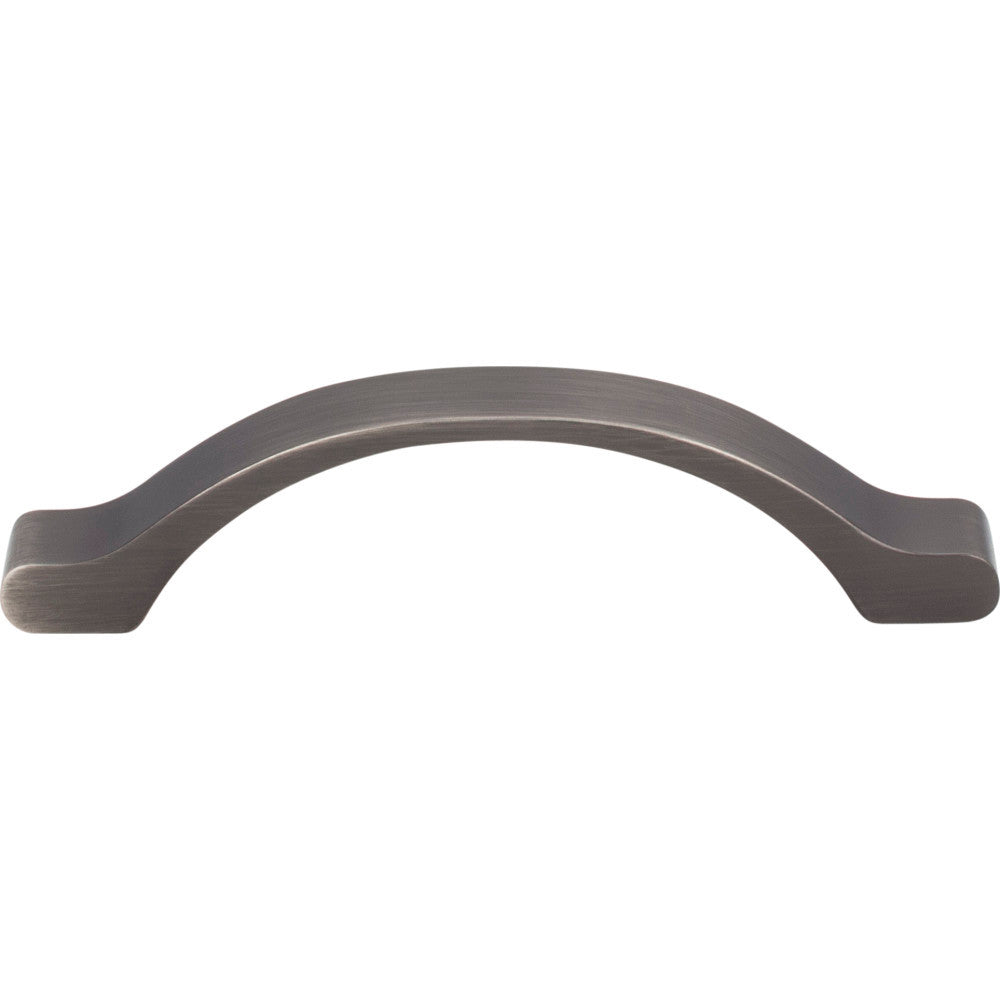 Elements 511-96BNBDL: 96 mm cc Seaver Arch Cabinet Pull - Brushed Pewter