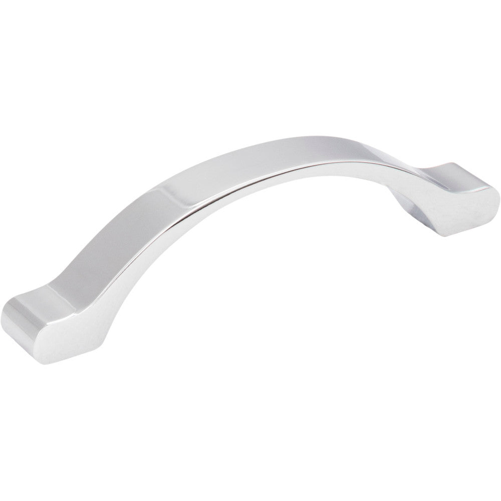 Elements 511-96PC: 96 mm cc Seaver Arch Cabinet Pull - Polished Chrome