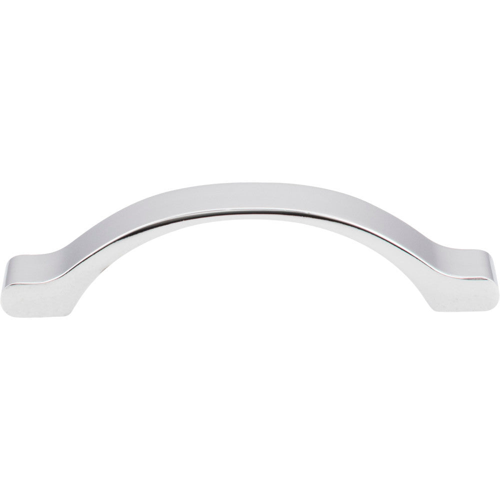 Elements 511-96PC: 96 mm cc Seaver Arch Cabinet Pull - Polished Chrome