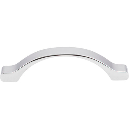 Elements 511-96PC: 96 mm cc Seaver Arch Cabinet Pull - Polished Chrome
