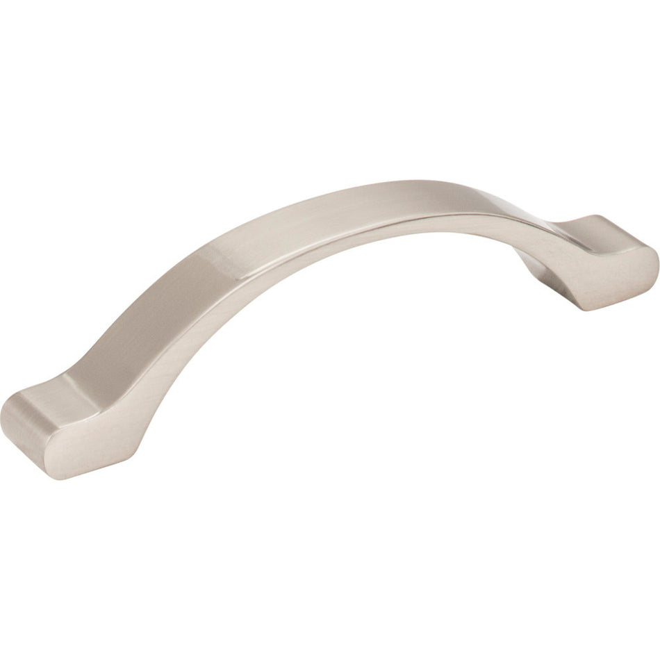 Elements 511-96SN: 96 mm cc Seaver Arch Cabinet Pull - Satin Nickel
