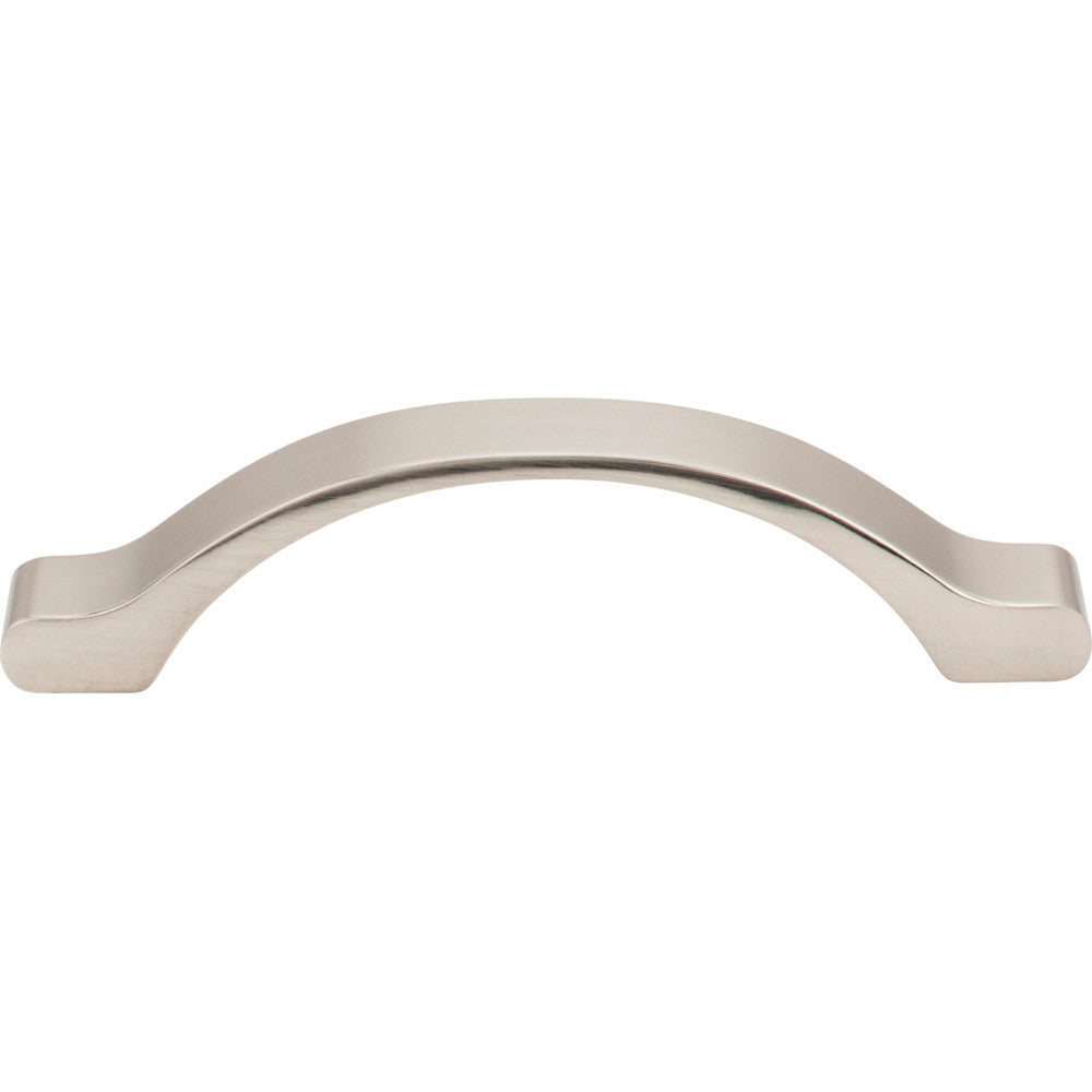 Elements 511-96SN: 96 mm cc Seaver Arch Cabinet Pull - Satin Nickel
