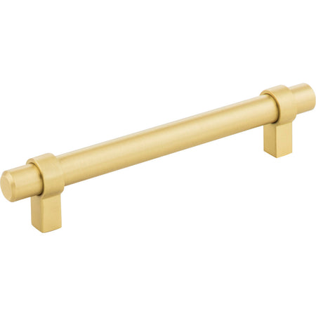 Jeffrey Alexander 5128BG: 128mm cc Key Grande Bit Pull Cabinet Pull - Brushed Gold