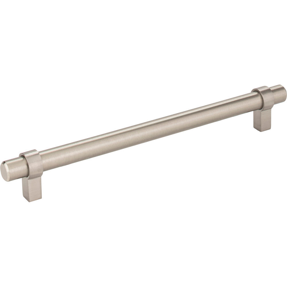 Jeffrey Alexander 5192SN: 192mm cc Key Grande Bit Pull Cabinet Pull - Satin Nickel