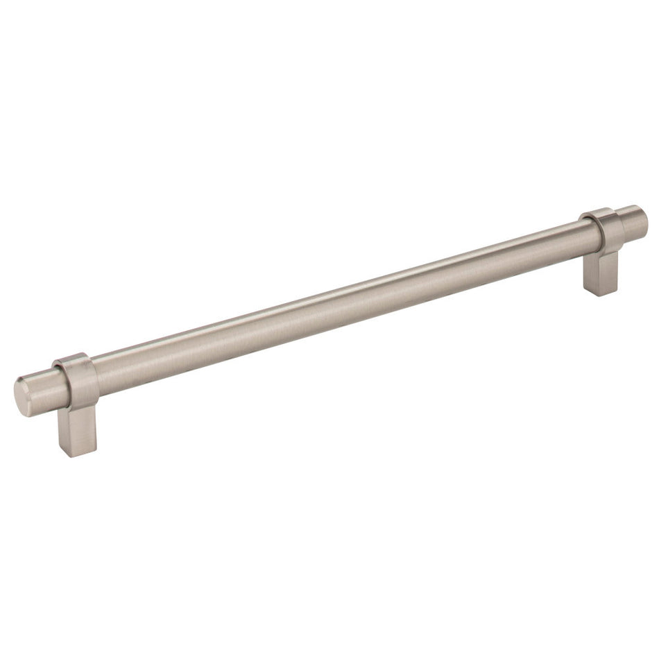 Jeffrey Alexander 5224SN: 224mm cc Key Grande Bit Pull Cabinet Pull - Satin Nickel
