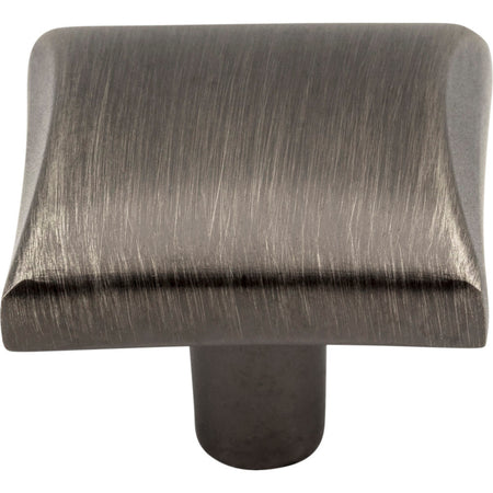 Elements 525BNBDL: 1-1/8" Glendale Square Cabinet Knob - Brushed Pewter