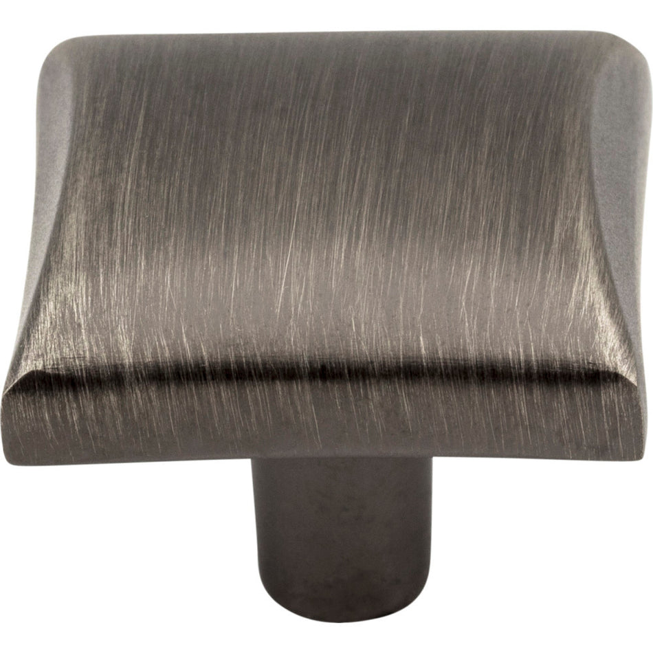 Elements 525BNBDL: 1-1/8" Glendale Square Cabinet Knob - Brushed Pewter