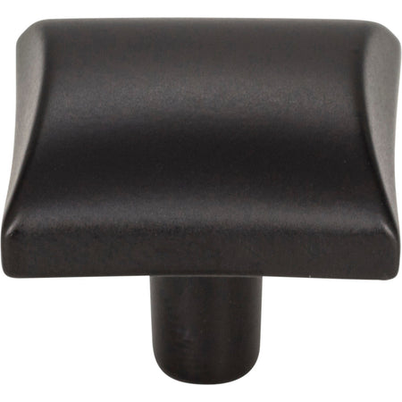 Elements 525MB: 1-1/8" Glendale Square Cabinet Knob - Matte Black