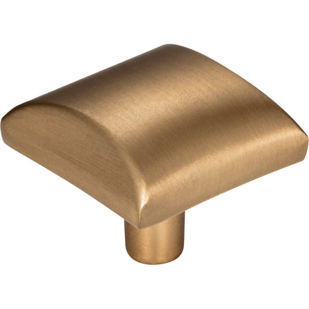Elements 525SBZ: 1-1/8" Glendale Square Cabinet Knob - Satin Bronze