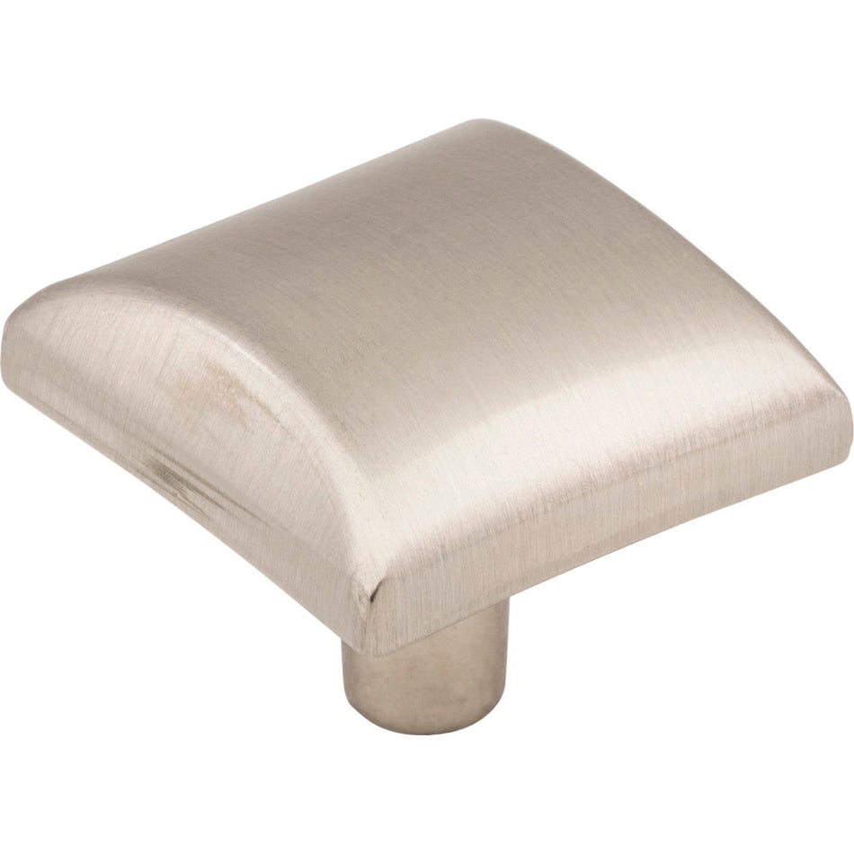 Elements 525SN: 1-1/8" Glendale Square Cabinet Knob - Satin Nickel