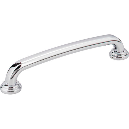 Jeffrey Alexander 527-128PC: 128mm cc Bremen 1 D-Handle Cabinet Pull - Polished Chrome