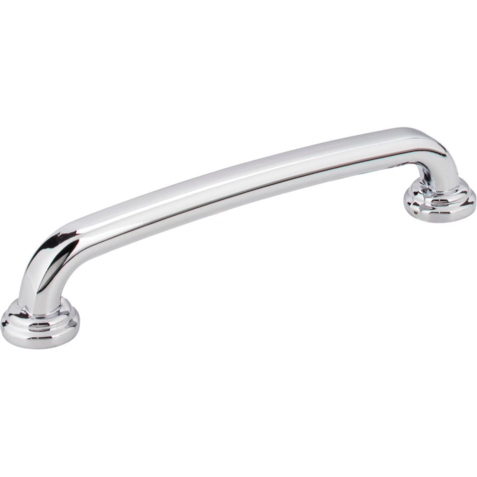 Jeffrey Alexander 527-128PC: 128mm cc Bremen 1 D-Handle Cabinet Pull - Polished Chrome
