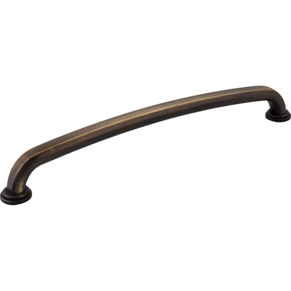 Jeffrey Alexander 527-12ABSB: 12" cc Bremen 1 D-Handle Appliance Pull - Antique Brushed Satin Brass