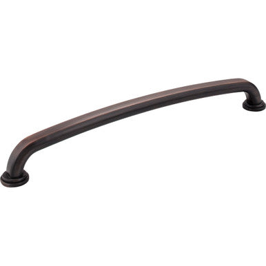 Jeffrey Alexander 527-12DBAC: 12" cc Bremen 1 D-Handle Appliance Pull - Brushed Oil Rubbed Bronze