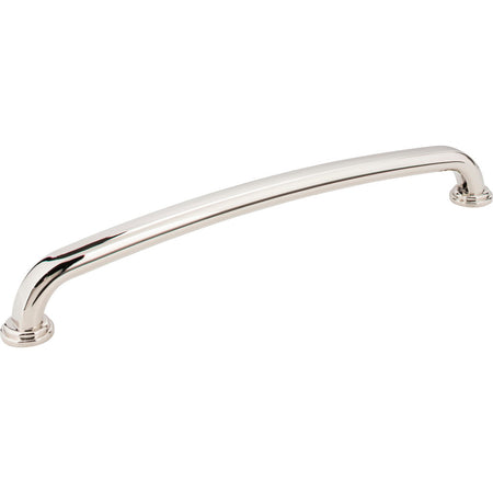 Jeffrey Alexander 527-12NI: 12" cc Bremen 1 D-Handle Appliance Pull - Polished Nickel